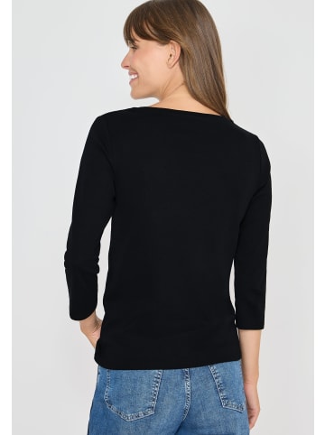 Cecil 'Basic U-Boot Shirt' Schwarz