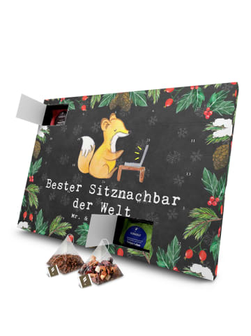Mr. & Mrs. Panda Tee Adventskalender Fuchs Bester Sitznachbar de... in Kreidetafel