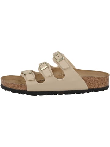 Birkenstock Pantolette Florida Birko-Flor schmal in beige