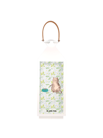 Mr. & Mrs. Panda Windlicht Outdoor Katze Fressen ohne Spruch in Transparent