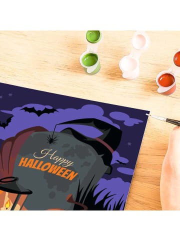 Ravensburger Ravensburger CreArt, Malen nach Zahlen Kinder - Halloween Mood in bunt