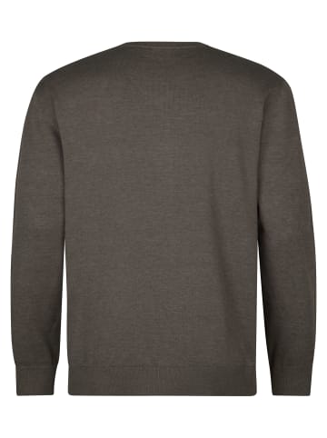 Petrol Industries Strickpullover mit V-Ausschnitt in großen Größen millgate in Grün