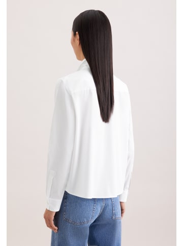 Seidensticker Ausgestellte Bluse Regular in Weiß