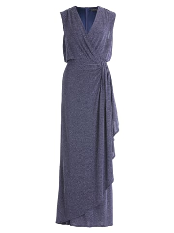 Vera Mont Abendkleid mit Raffung in Dark Blue/Silver