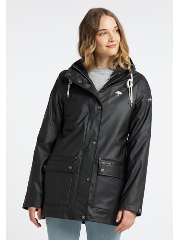 Schmuddelwedda 3-In-1 Regenjacke in Schwarz Dunkelgrau