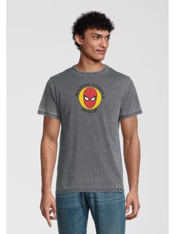 Re:Covered T-Shirt Marvel Spider-Man Circle  Charcoal in Charcoal