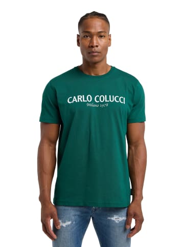 Carlo Colucci T-Shirt di Comun in Grün