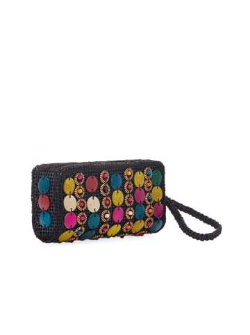 gaya Women Clutch in Brown Multicolor