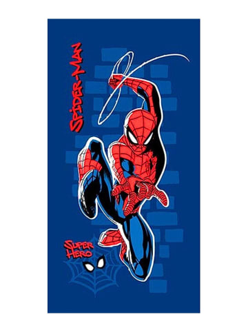Spiderman Strand-/Badetuch Spider-Man - (L) 140 cm x (B) 70 cm in Blau