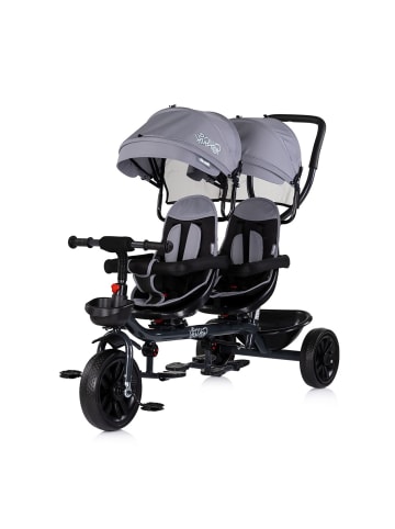 Babyshoppen Geschwisterdreirad Tricycle Hip Hop in grau