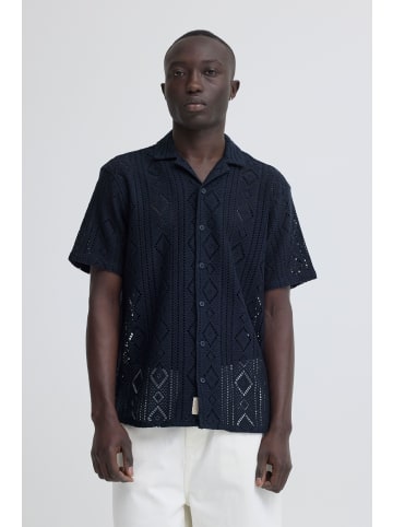 BLEND Kurzarmhemd BHAkon in Dunkelblau