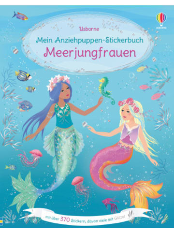 Usborn Buch - Mein Anziehpuppen-Stickerbuch: Meerjungfrauen