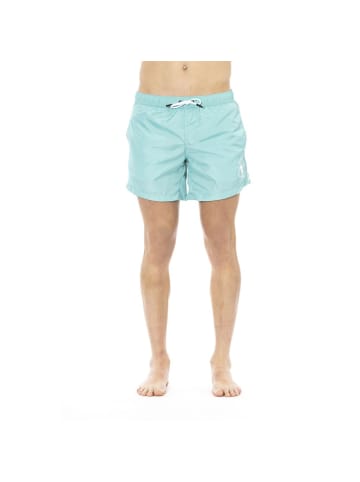 Bikkembergs Hellblau Schwarz Polyester Herren Badeanzug