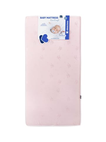 Kikkaboo Babybett Matratze CocoCraft 120x60x15cm in rosa