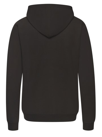 LE JOGGER Kapuzensweatjacke in schwarz
