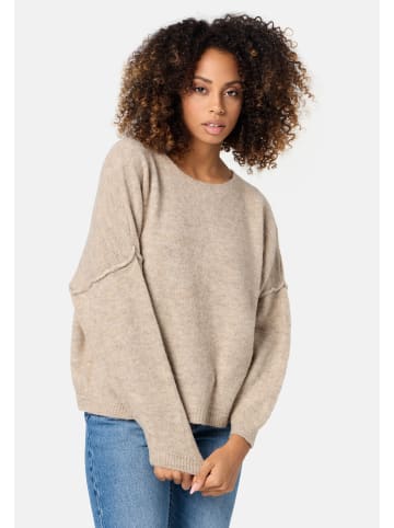 PM SELECTED Strickpullover in Taupe