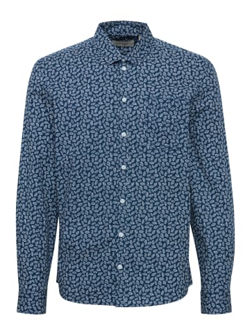 BLEND Kurzarmhemd BHAGGE Shirt in Blau