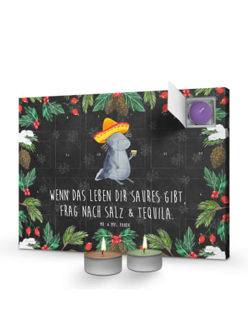 Mr. & Mrs. Panda Adventskalender Axolotl Tequila mit Spruch in Kreidetafel