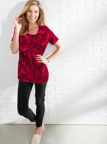 Sieh an! Shirt in rot-gemustert