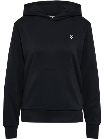 Hummel komfortabler Kapuzenpullover mit femininem Schnitt in Schwarz