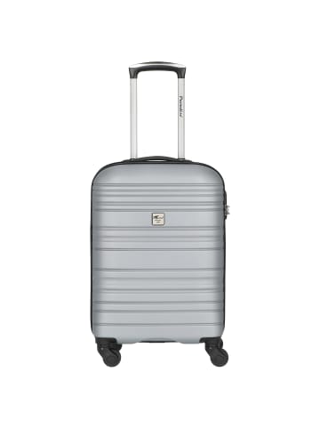 Paradise by CHECK.IN Santiago - 4-Rollen-Kabinentrolley 55 cm in silber