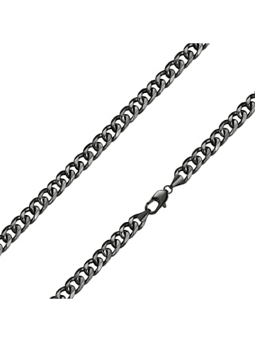 True Rebels Kette aus Edelstahl in schwarz
