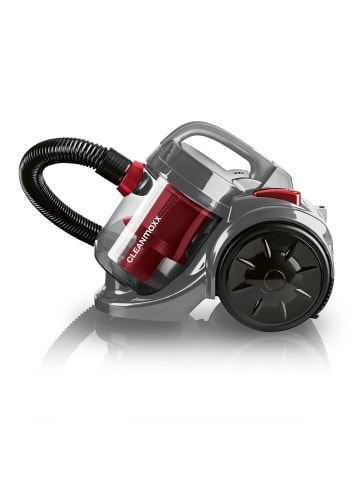 Clean Maxx Zyklon-Staubsauger 800W schwarz/rot  Schwarz