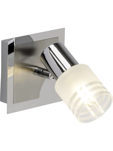 Brilliant Lea LED Wandspot in eisen/chrom/weiß