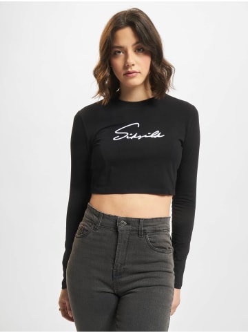 SikSilk SikSilk Cropped T-Shirts in black