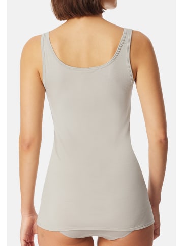 Schiesser Unterhemd / Top Modal Essentials in Offwhite / grau
