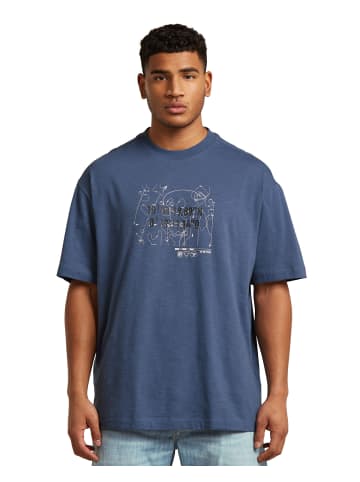 G-Star Raw Coord Graphic Relaxed T-Shirt rank blue