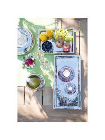 Fink Tablett Nagano silberfarben - (B) 34 cm