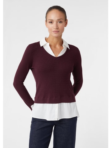 comma Strickpullover in 4922_bordeaux