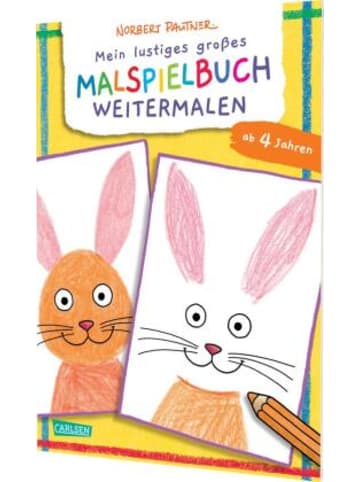 Carlsen Buch - Mein lustiges großes Malspielbuch: Weitermalen (ab 4 Jahren)