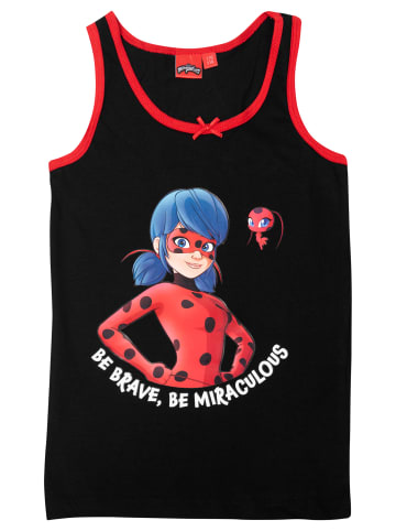 Miraculous 2er Pack Miraculous Ladybug Unterhemd Tank Top Hemdchen in grau/schwarz