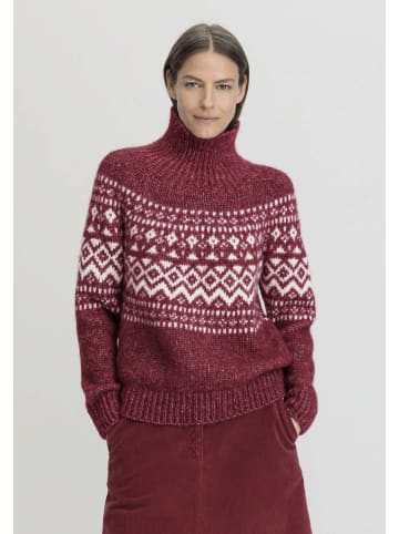Hessnatur Pullover Relaxed in dunkelrot