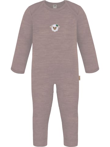Normani Outdoor Sports Baby Merino Strampler Waverly in Rosa