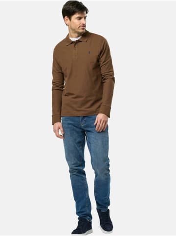 MCS Poloshirt Rockwall Long Sleeve in Bracken