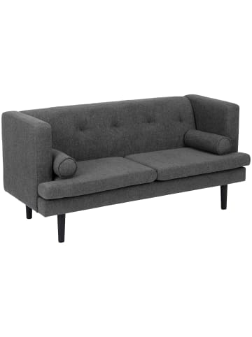 58 aufm Kessel KINDERSOFA 2-Sitzer Keavy Flachgewebe anthrazit