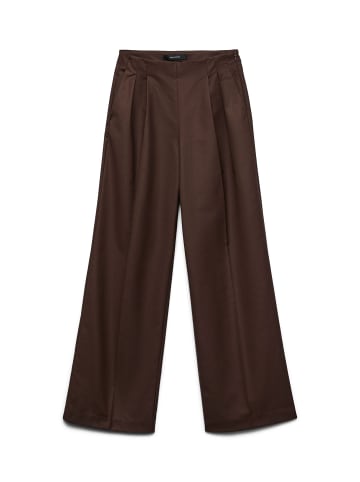 Vero Moda Hose mit weitem Beinschnitt in Coffee Bean