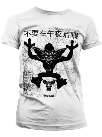 Gremlins Shirt "Chinese Poster Girly Tee" in Weiß