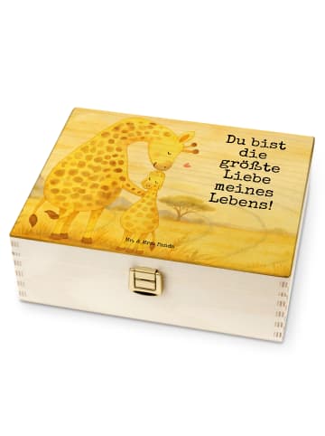 Mr. & Mrs. Panda Tee-Aufbewahrungsbox Giraffe Kind Design mit Sp... in Weiß