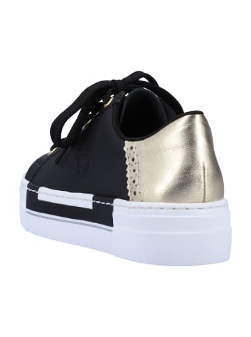 rieker Komfort Schnürschuhe in Schwarz