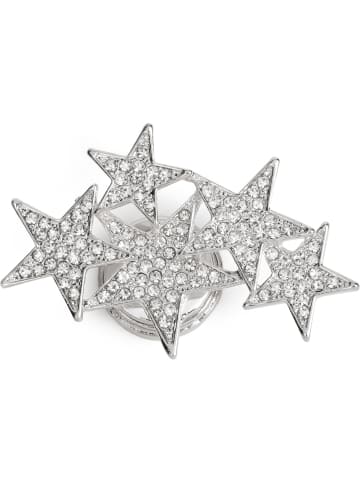 styleBREAKER Magnet Brosche in Silber