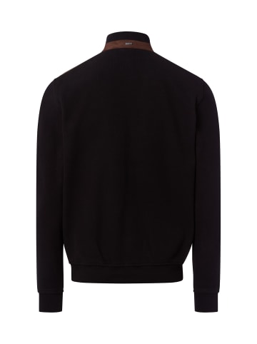 Bugatti Sweatjacke in schilf schwarz - 0002