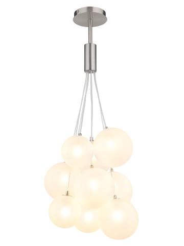Globo lighting Hängeleuchte "BALLGI" in silver