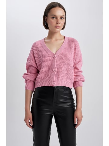 DeFacto Strickjacke in Rosa