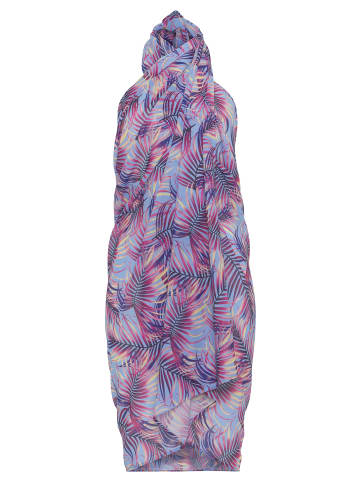 LASCANA Strandrock in blau-pink bedruckt
