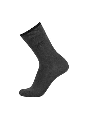 Camel Active 6 Paar Basicsocken halbhoch in anthra/grey