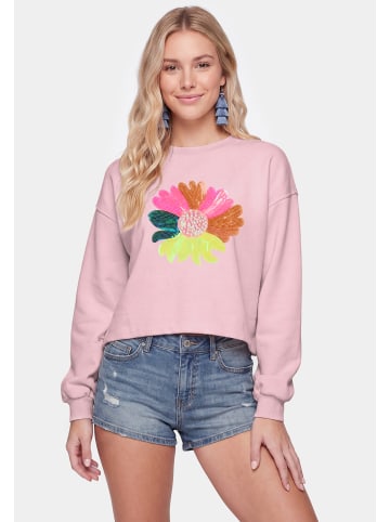 IZIA Women Sweatshirt in Light Rose